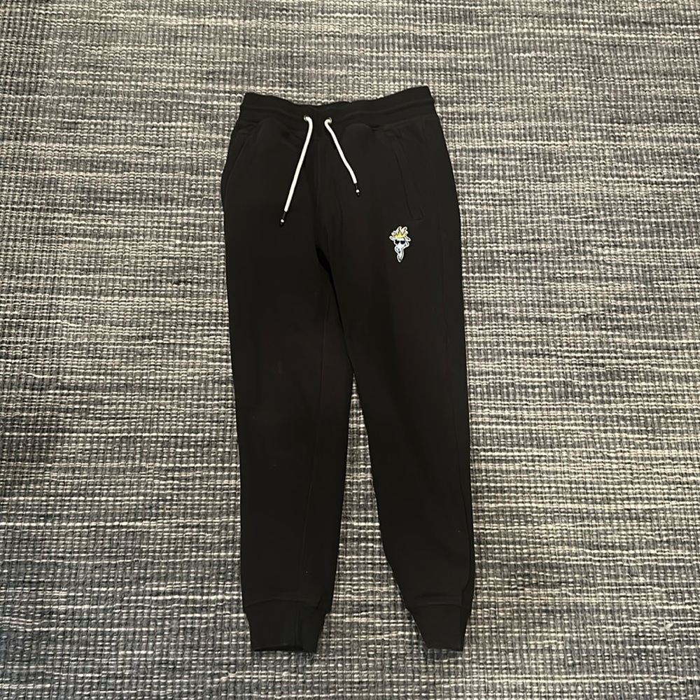 Black goat pants